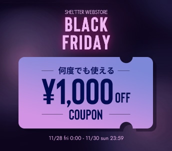 【3日間限定】BLACK FRIDAY COUPON
