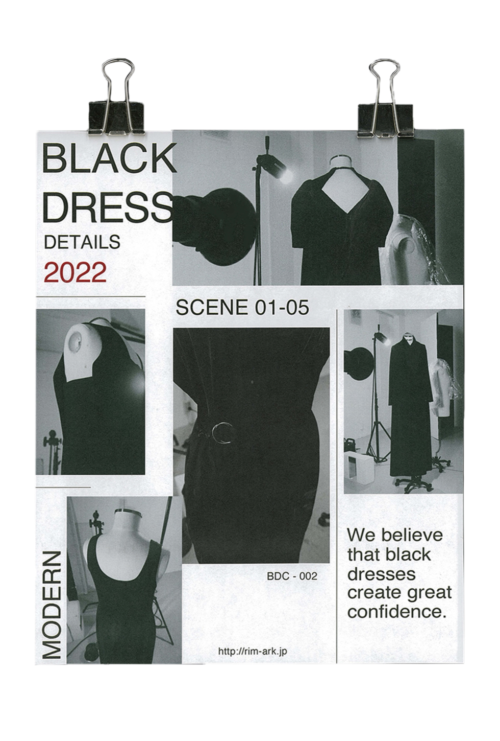 RIM.ARK Black dress SCENE2 460FAL33-0190