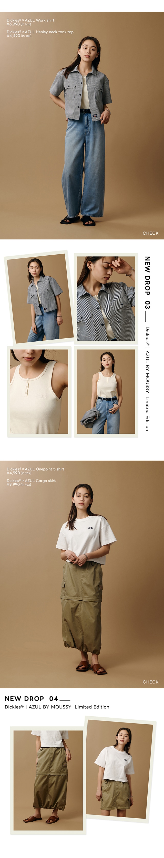 DICKIES | AZUL BY MOUSSY｜バロックジャパンリミテッド 公式通販