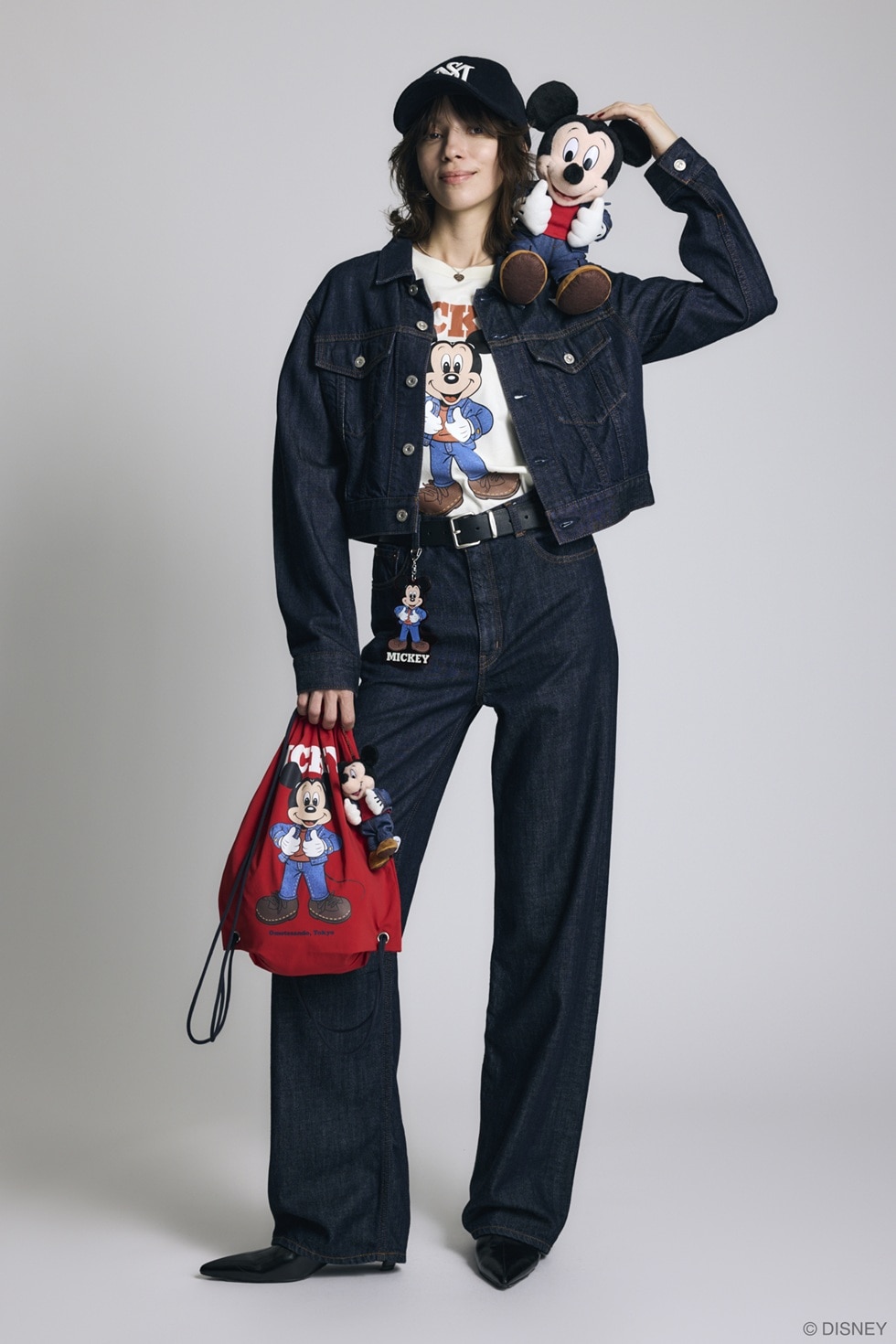 mickey様 デニム 40ブルー DENIM MICKEY COLLECTION】｜バロック