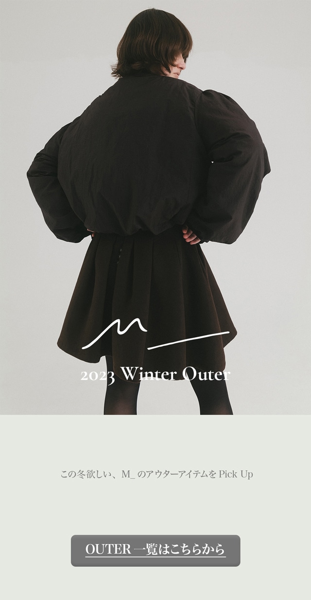 M_ 2023 Winter Outer】｜バロックジャパンリミテッド 公式通販サイト