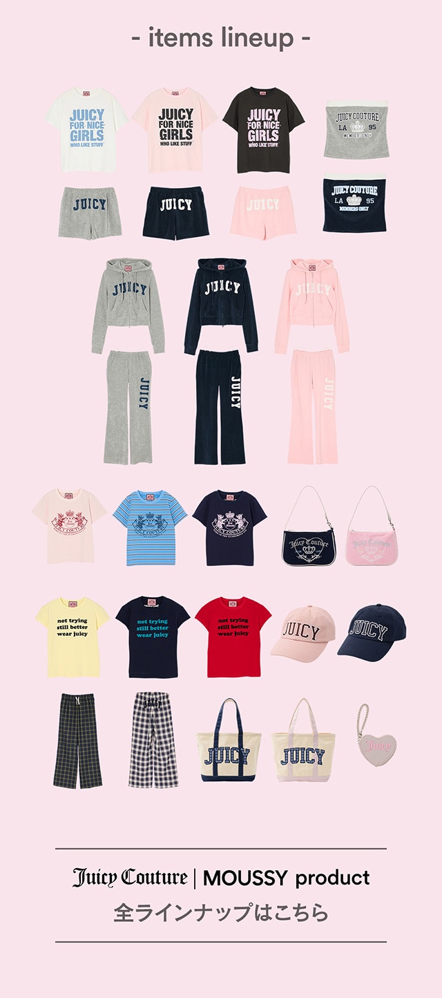 Juicy Couture｜MOUSSY】｜バロックジャパンリミテッド 公式通販サイト