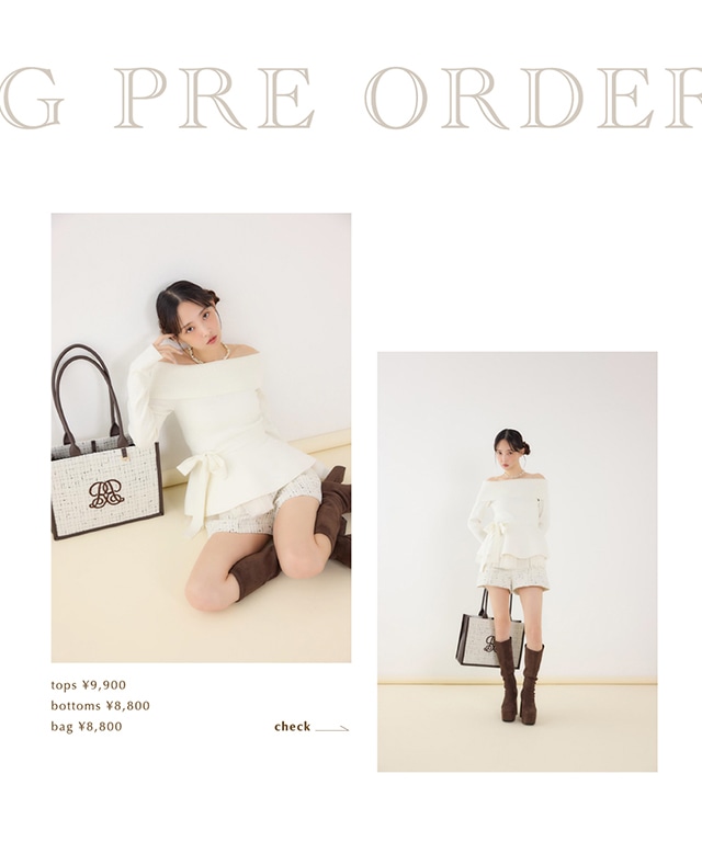2026 SPRING PRE ORDER｜バロックジャパンリミテッド 公式通販サイト