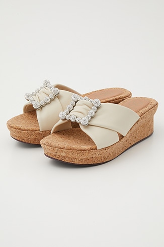 eri様限定】シモーネロシャ✖️くロックス パール付きサンダル