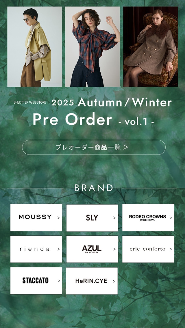 2025 Autumn/Winter Pre-order｜バロックジャパンリミテッド 公式通販