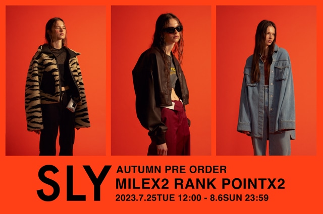 SLY アウター SLY 2023 AUTUMN＆WINTER COLLABORATION EXHIBITION SLY23AWコラボ