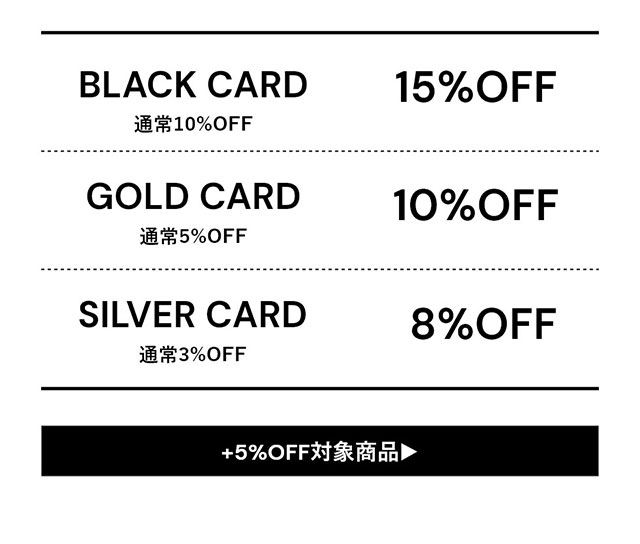SLY VIP MEMBER'S ONLY +5％OFF COUPON｜バロックジャパンリミテッド