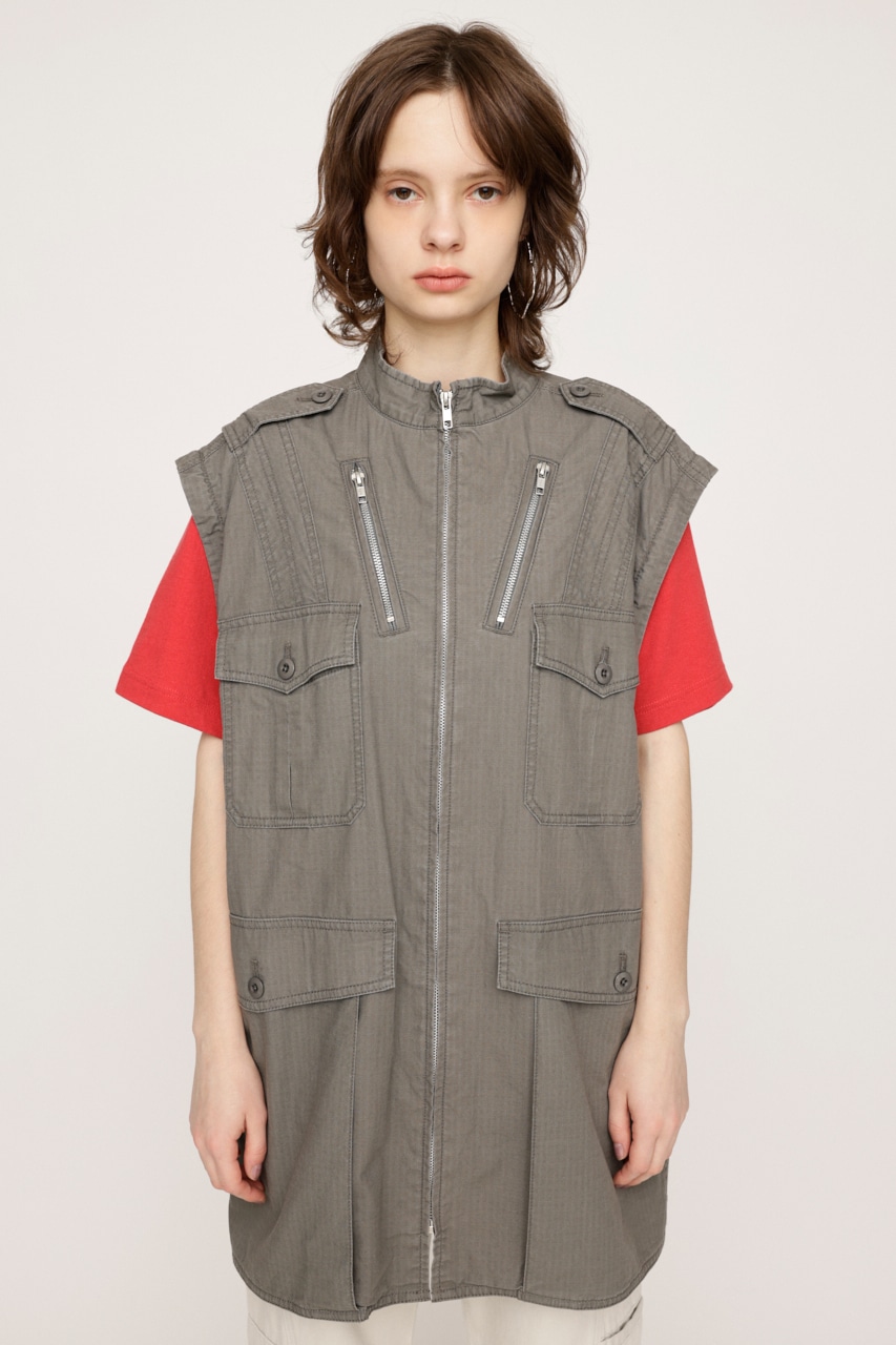 2WAY OVER SAFARI JK 2WAY仕様でベストとしても使える万能アウター