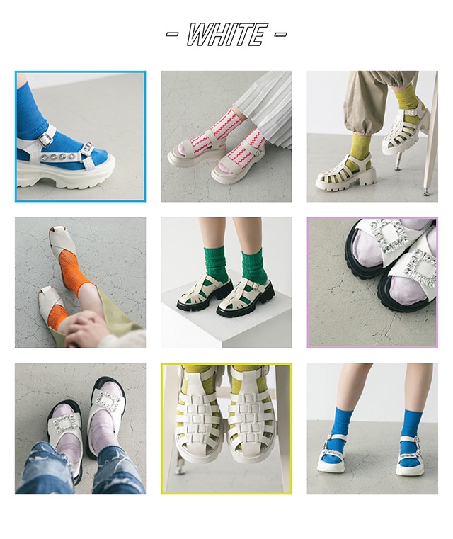 SANDALS×COLOR SOCKS】｜バロックジャパンリミテッド 公式通販サイト
