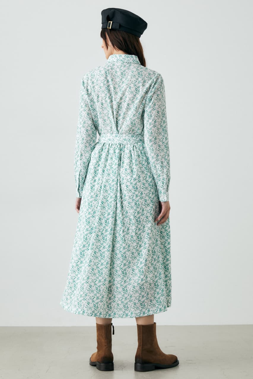 MOUSSY | RIBBON TIE FLORAL ドレス (ワンピース(ロング） ) |SHEL 