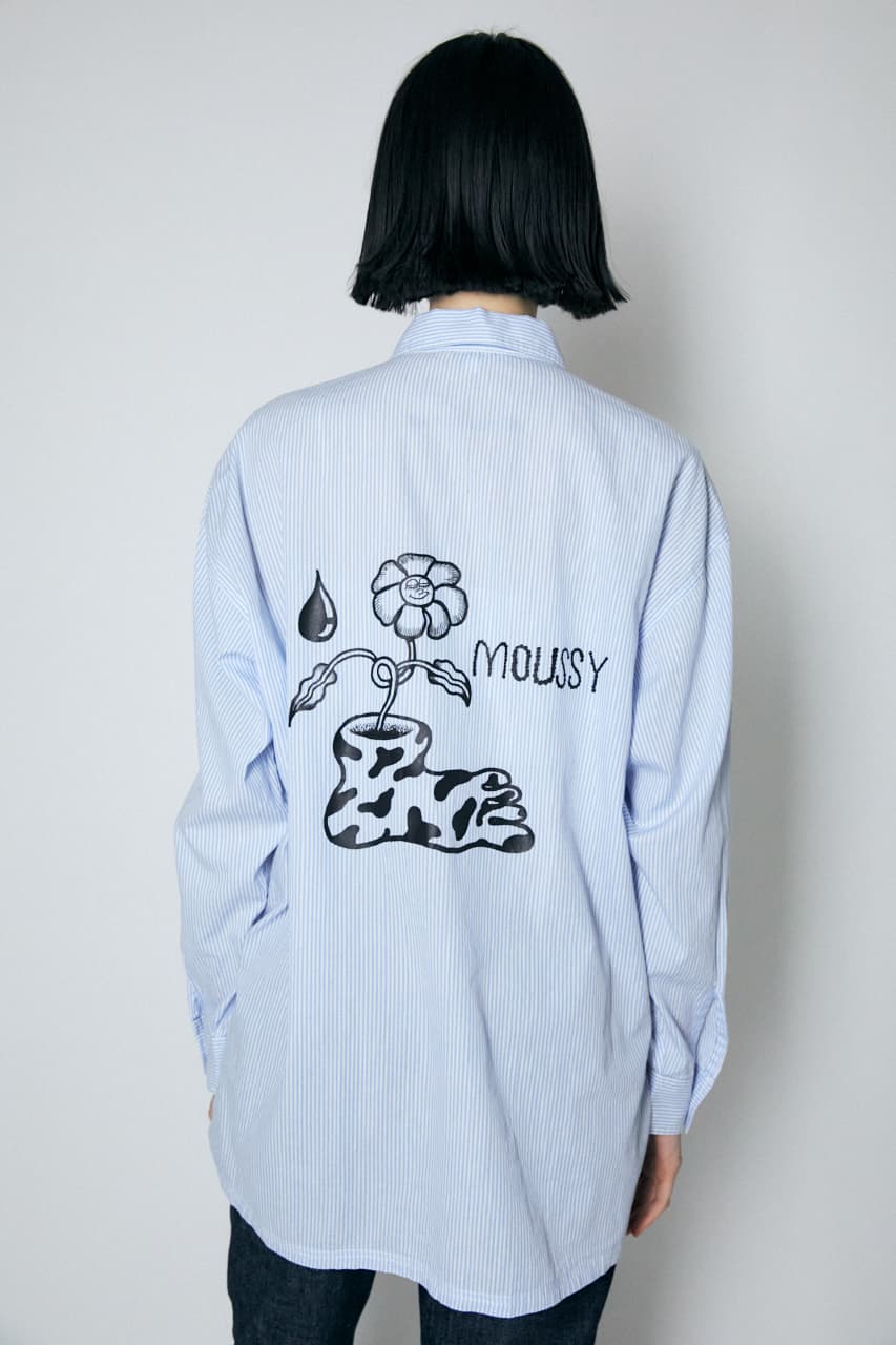 メール便送料無料05 moussy 宇宙船 UFO プリントトップス | www