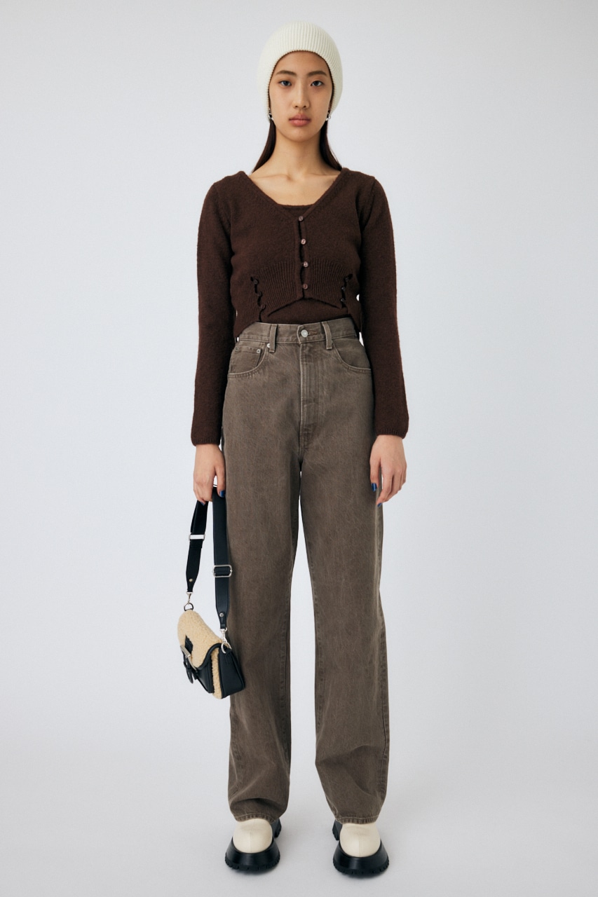 MOUSSY | KNIT キャミ ＆ カーデセット (ニット ) |SHEL