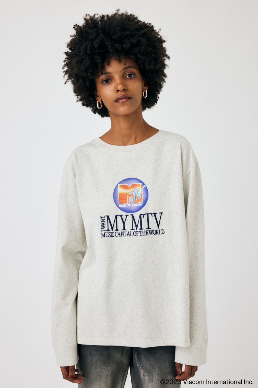 MTV LONG SLEEVE Tシャツ T.GRY FREE