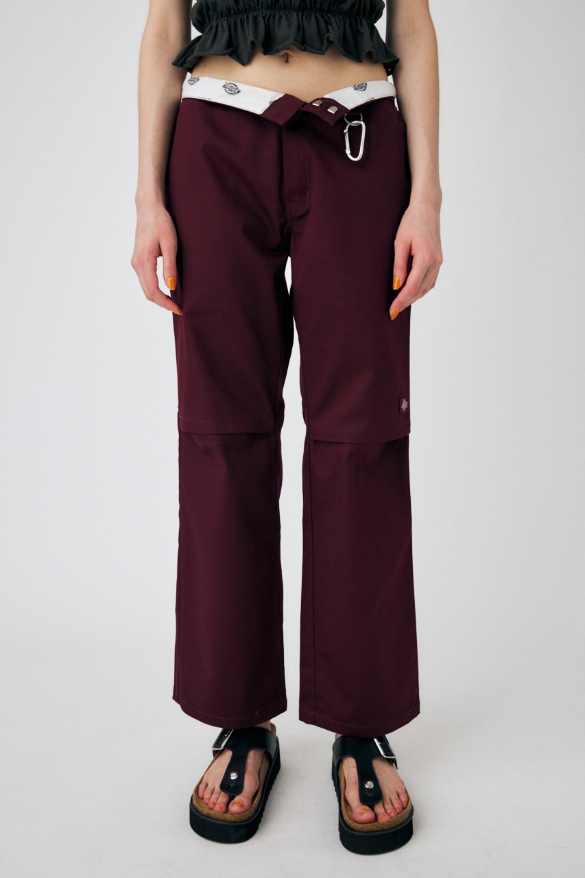 完売商品　moussy × dickies knee slitパンツ