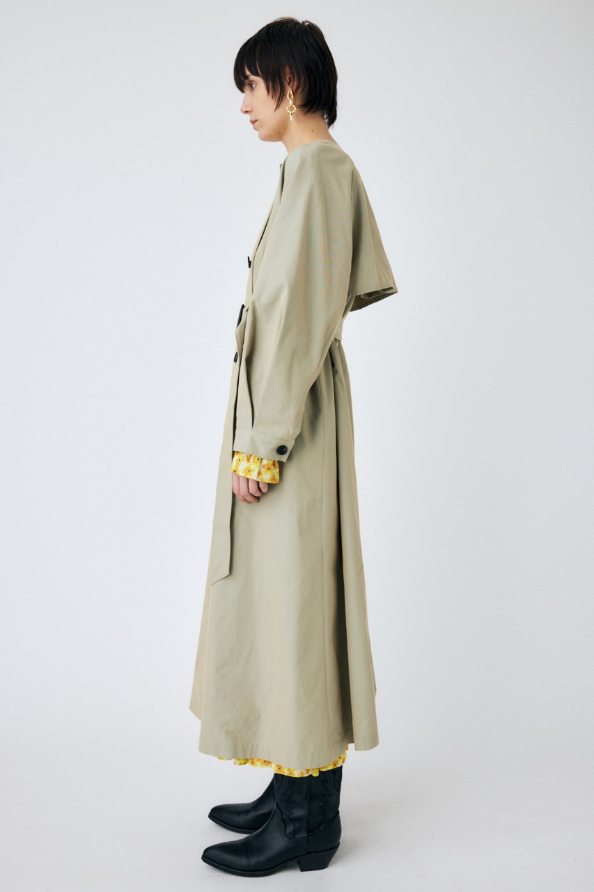 MOUSSY | COLLARLESS TRENCH コート (コート ) |SHEL'TTER WEBSTORE