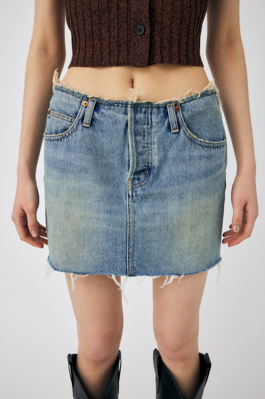 高価値セリー マージュ レディース スカート ボトムス Asymmetric style low-rise stretch-woven mini  skirt