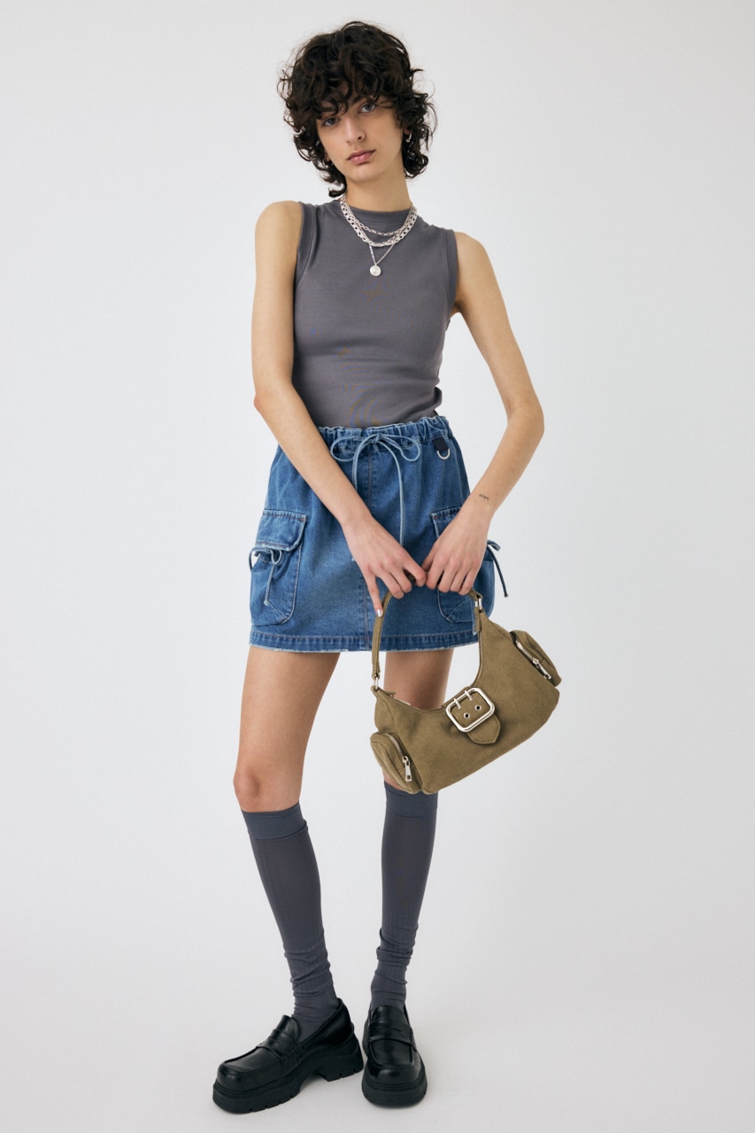 SUVIN GIZA SLEEVELESS トップス C.GRY FREE