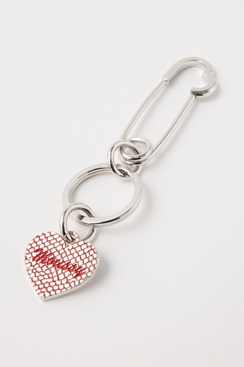 JHM HEART PIN キーチェーン SLV FREE