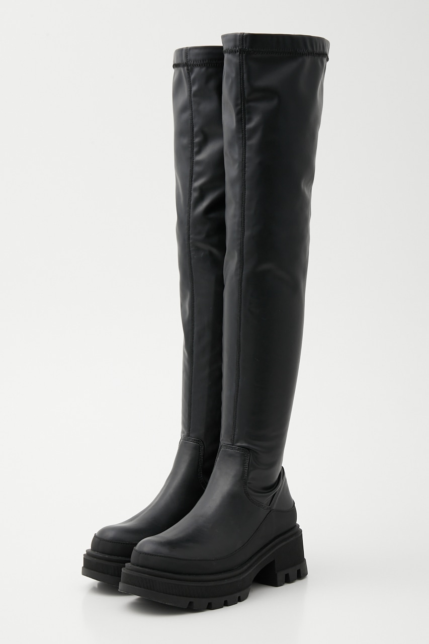 TANK SOLE KNEE HIGH ブーツ｜M｜BLK｜ブー 