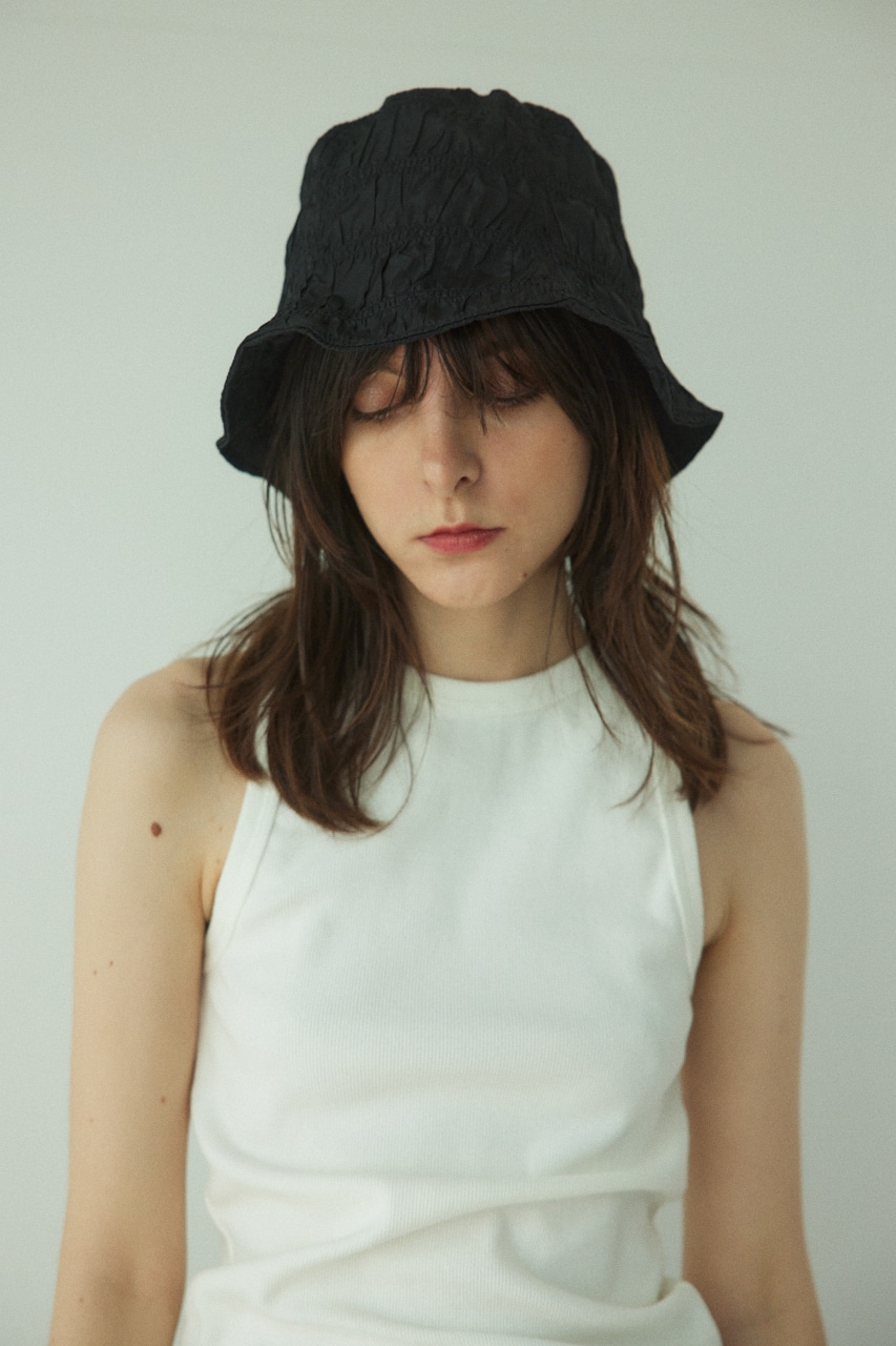 BLACK BY MOUSSY | shirring bucket hat (帽子 ) |SHEL'TTER WEBSTORE