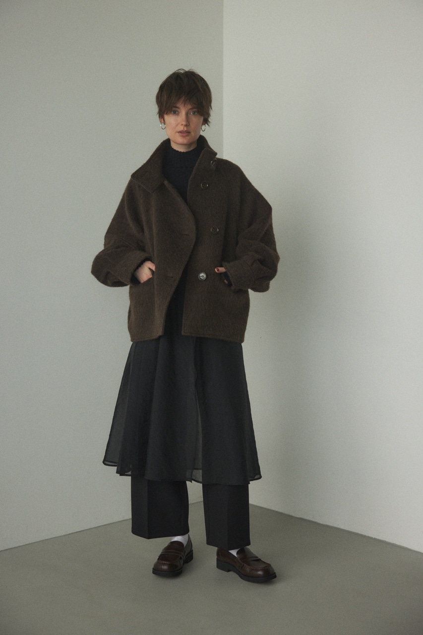 BLACK BY MOUSSY | volume sleeve coat (コート ) |SHEL