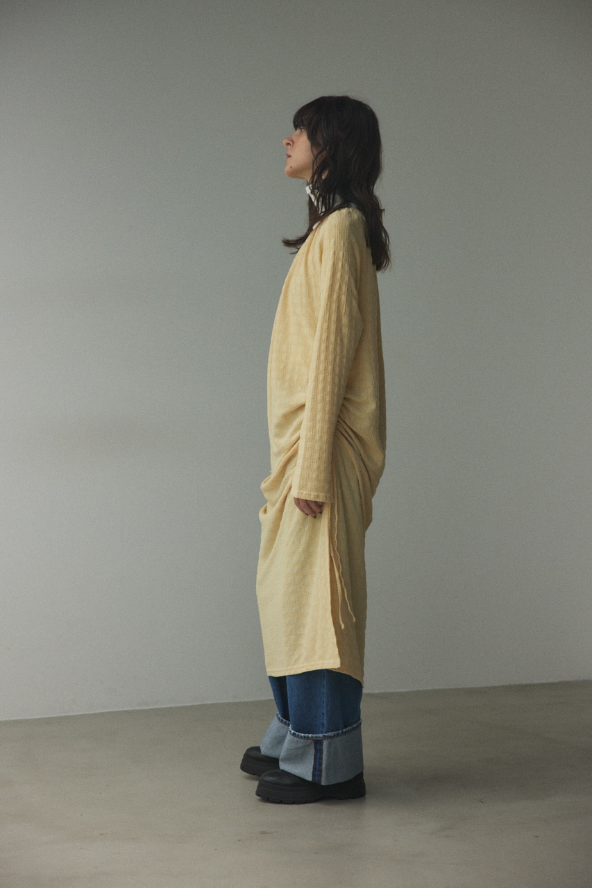 gather dress L/YEL FREE