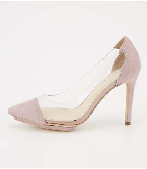 ンプスです Rienda サイドクリアスエードコンビパンプスの通販 By Yurika S Shop リエンダならラクマ パンプス