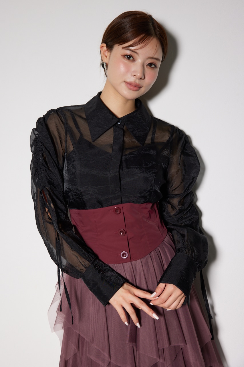 メグコ新品 roughlow 23S/S ショルダーリボンブラウス 100574_db06.jpg?20250606130208