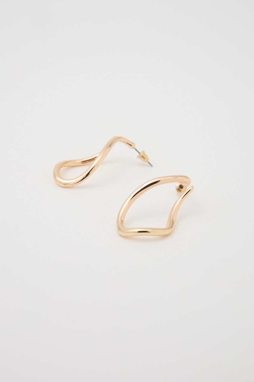 ニュアンスフープピアス GLD FREE