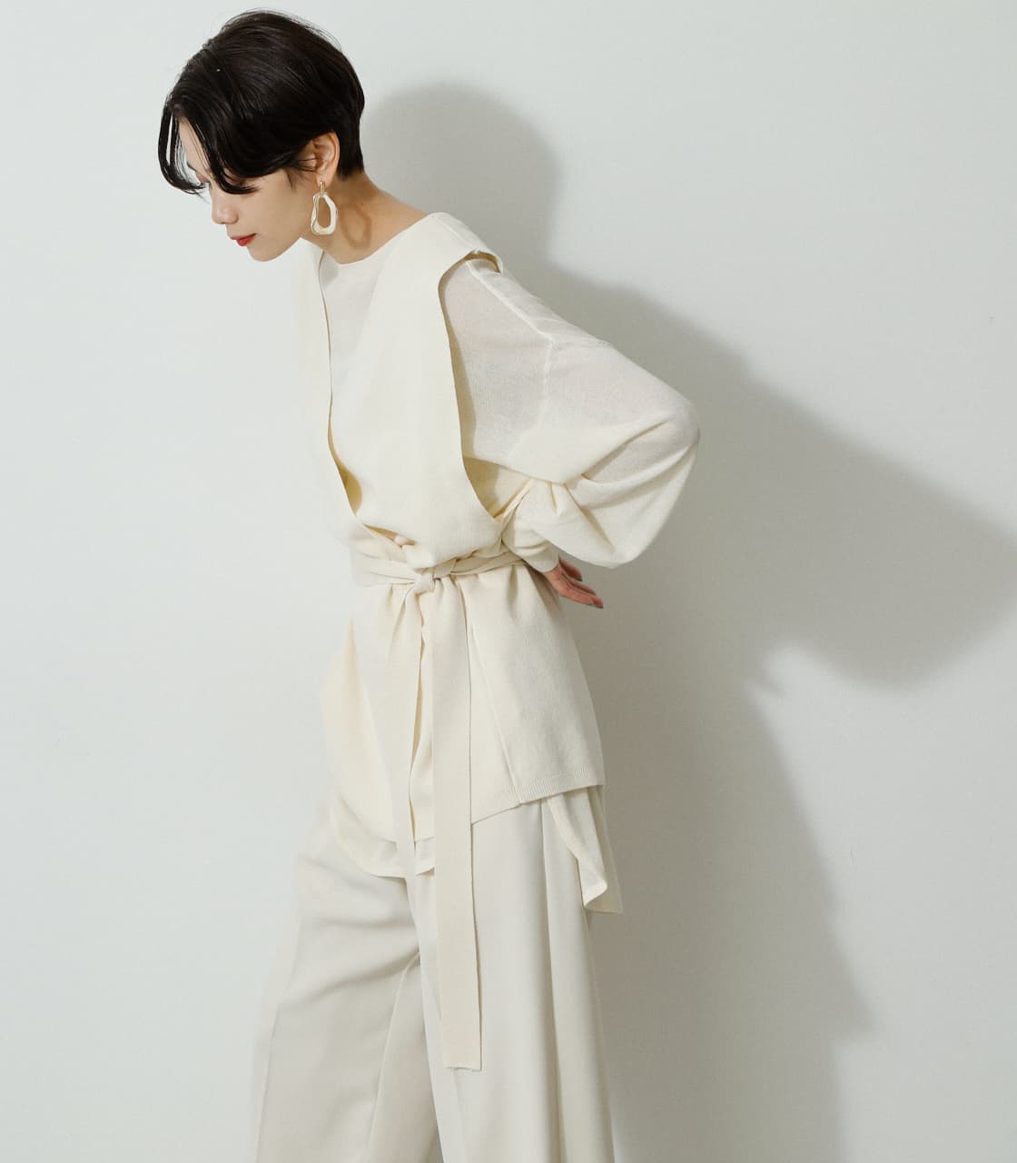 AZUL BY MOUSSY | CACHECOEUR SET KNIT TOPS (ニット ) |SHEL AZUL BY MOUSSY | CACHECOEUR SET KNIT TOPS (ニット ) |SHEL
