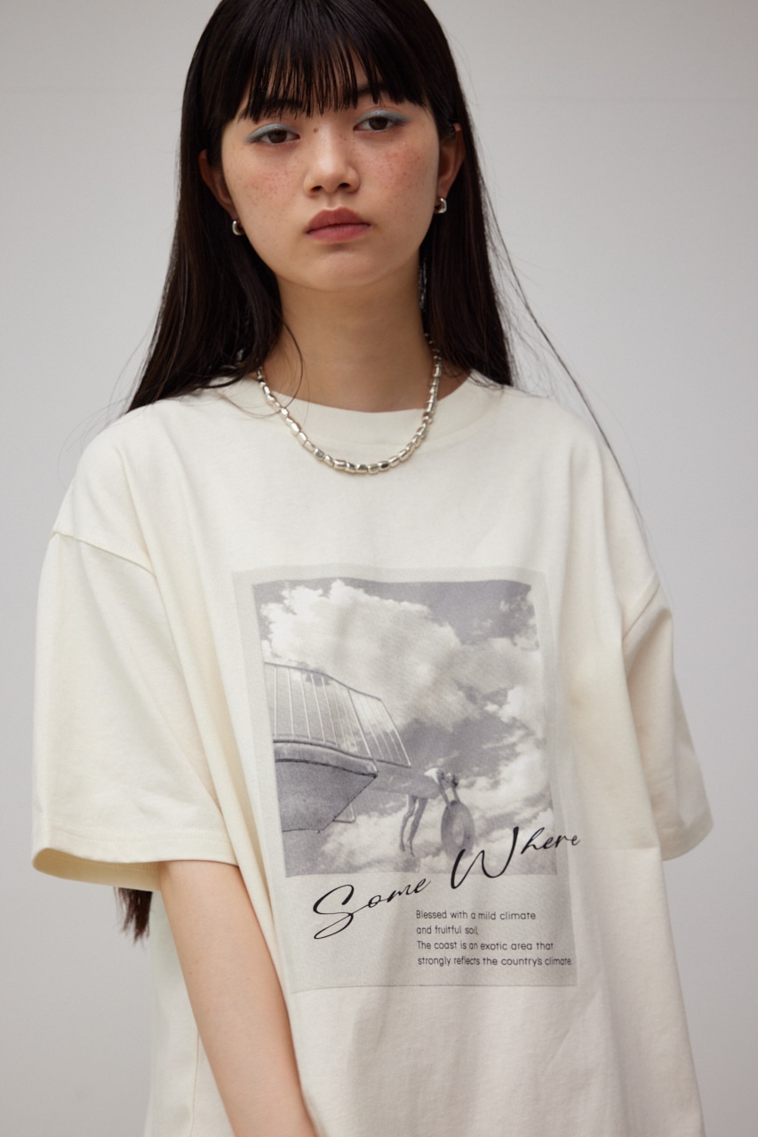 AZUL BY MOUSSY | バケーションフォトTシャツ (Tシャツ・カットソー 