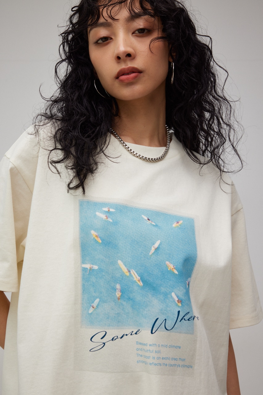 AZUL BY MOUSSY | バケーションフォトTシャツ (Tシャツ・カットソー 