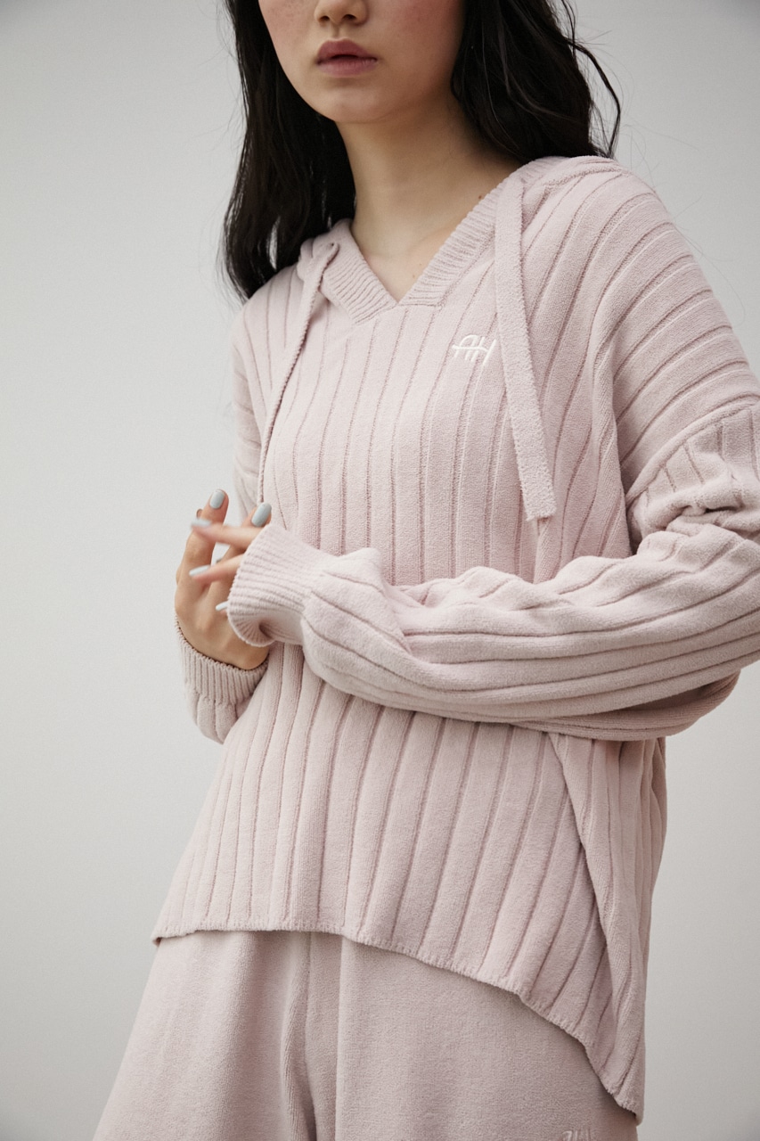 AZUL BY MOUSSY | 【AZUL HOME】 WHIP NIGHT KNIT HOODIE (スウェット 