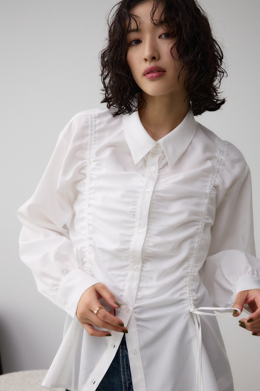 フロントシャーリングシャツ IVOY FREE