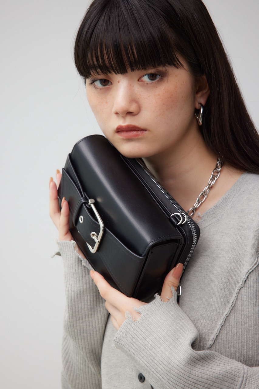 ビッグバックルウォレットバッグ BLK FREE