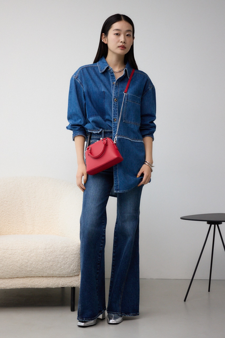 ダブルジッパーミニバッグ RED FREE