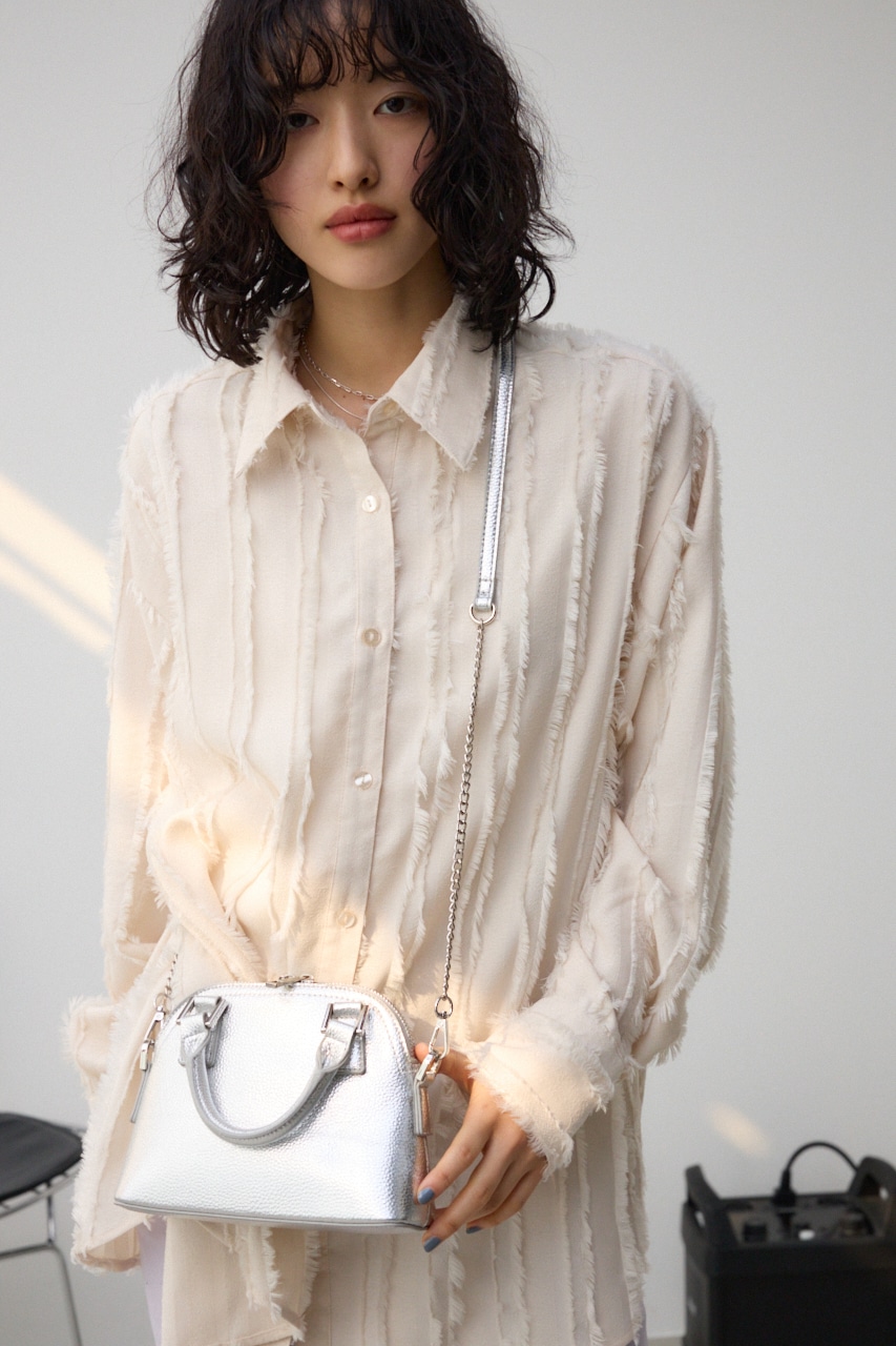 ダブルジッパーミニバッグ SLV FREE