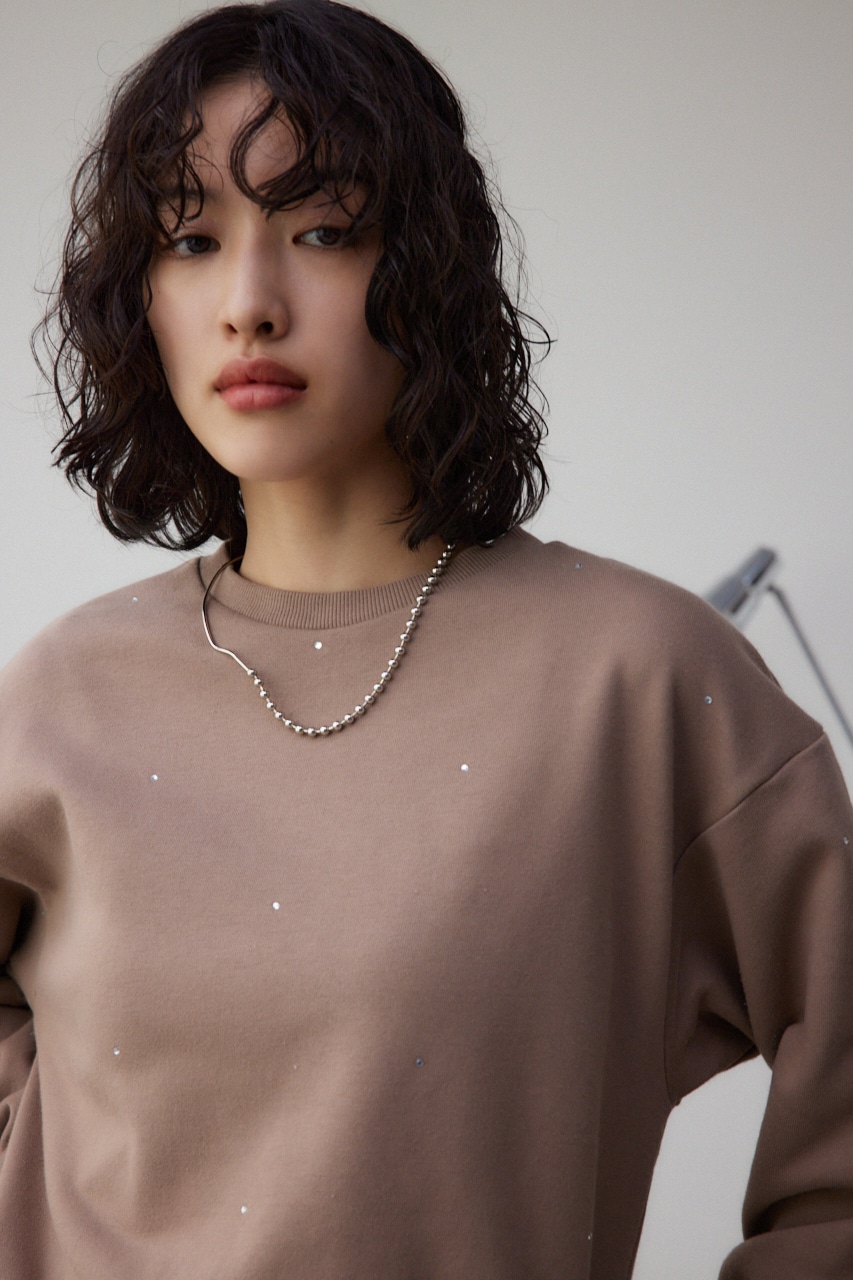 ラインストーンウラケトップス D/BEG FREE