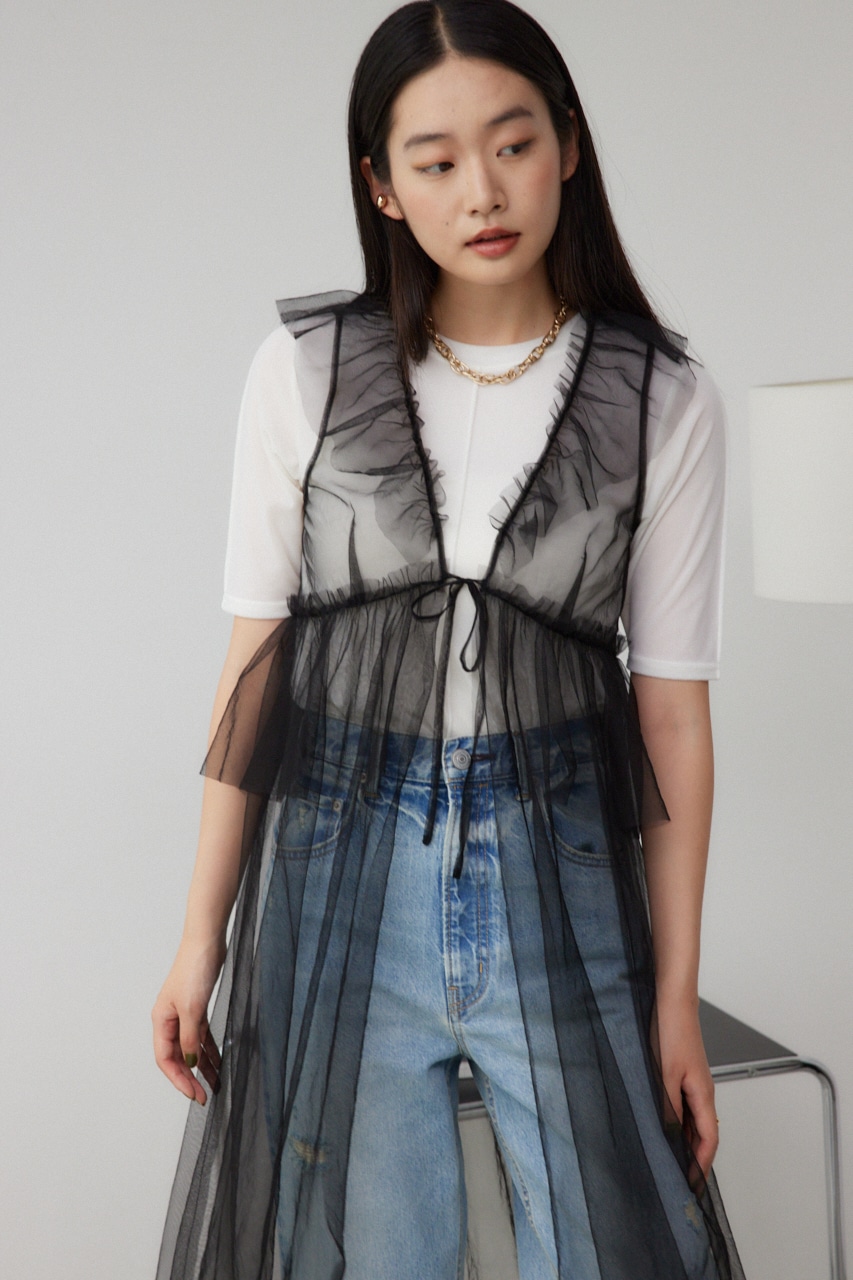 デザインチュールビスチェ BLK FREE