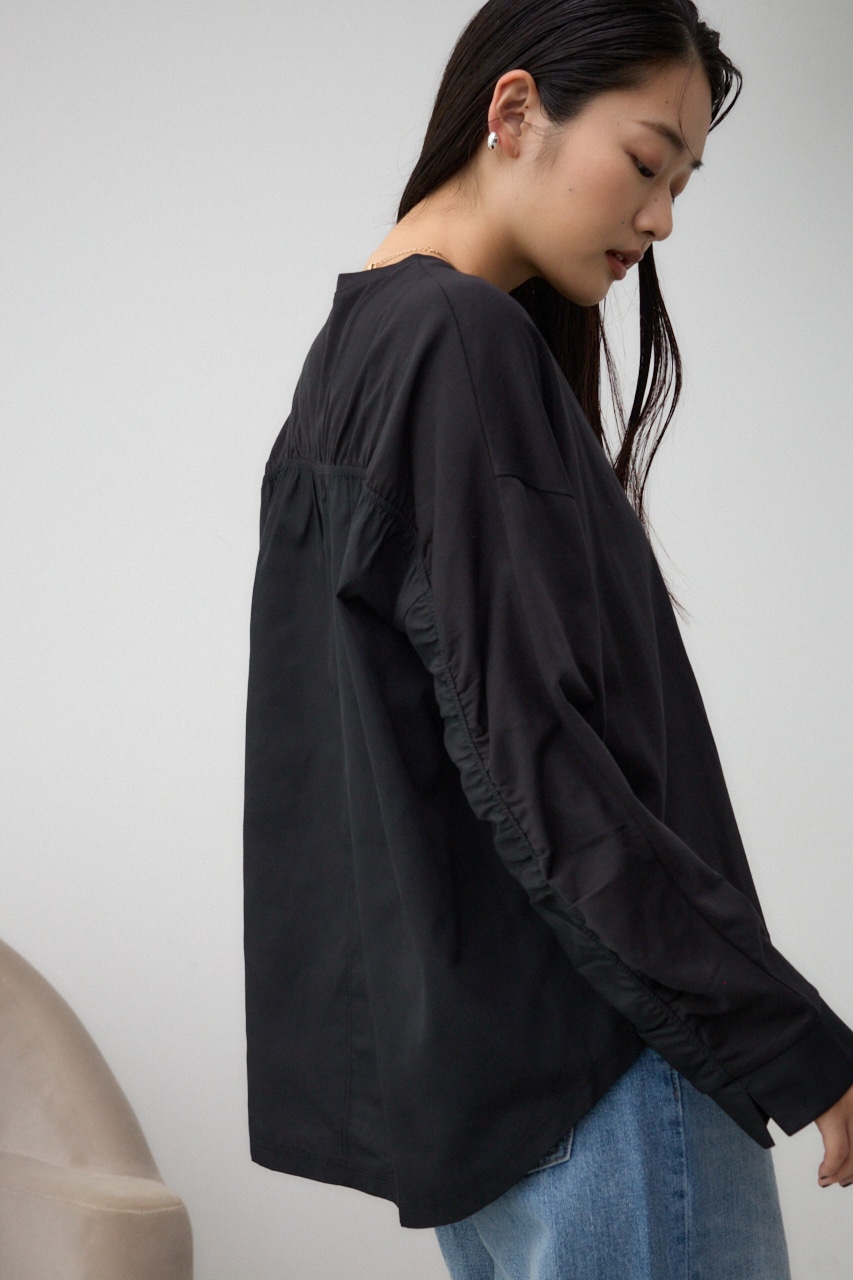 フハクキリカエプルオーバー BLK FREE