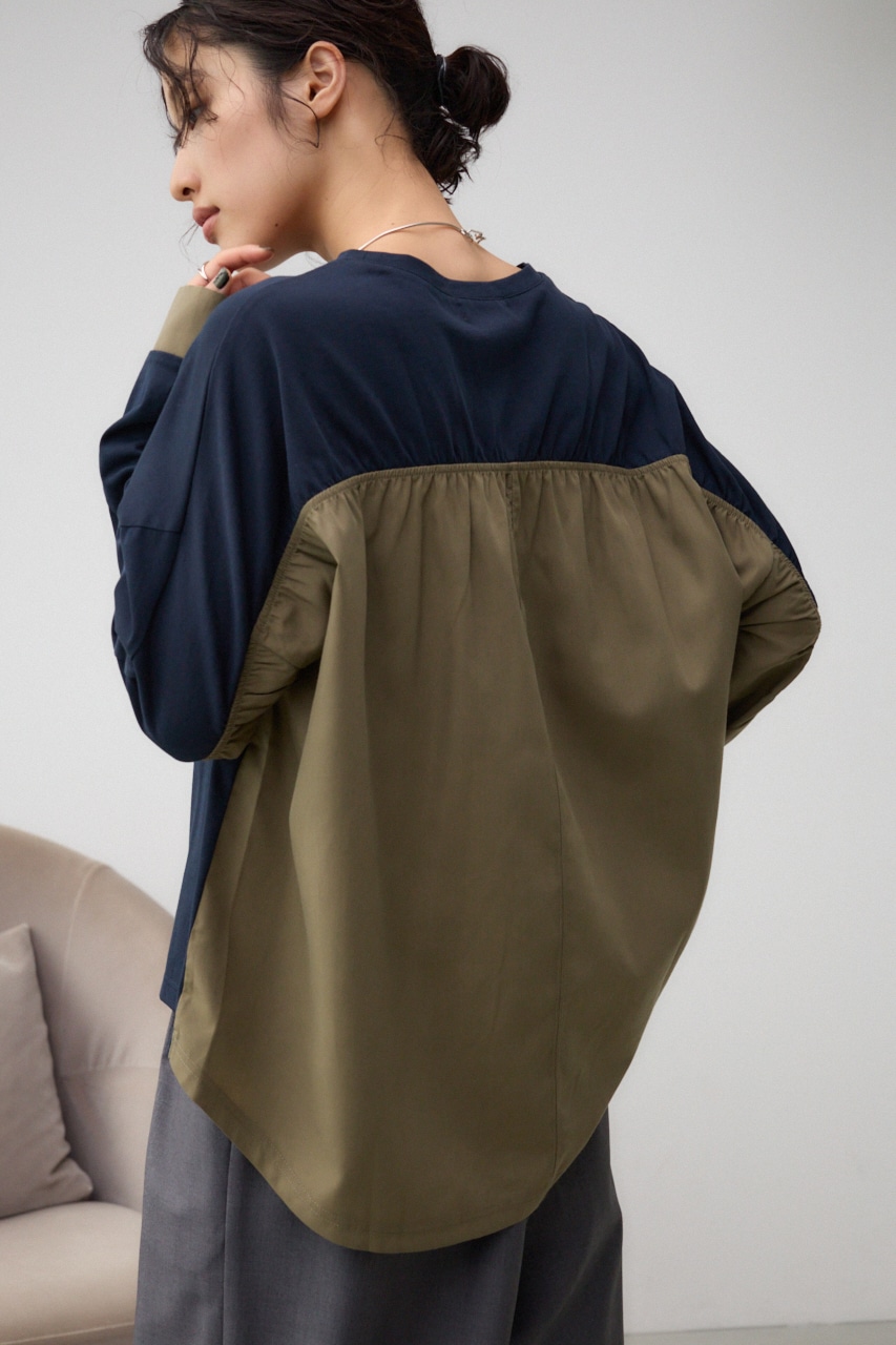 フハクキリカエプルオーバー NVY FREE