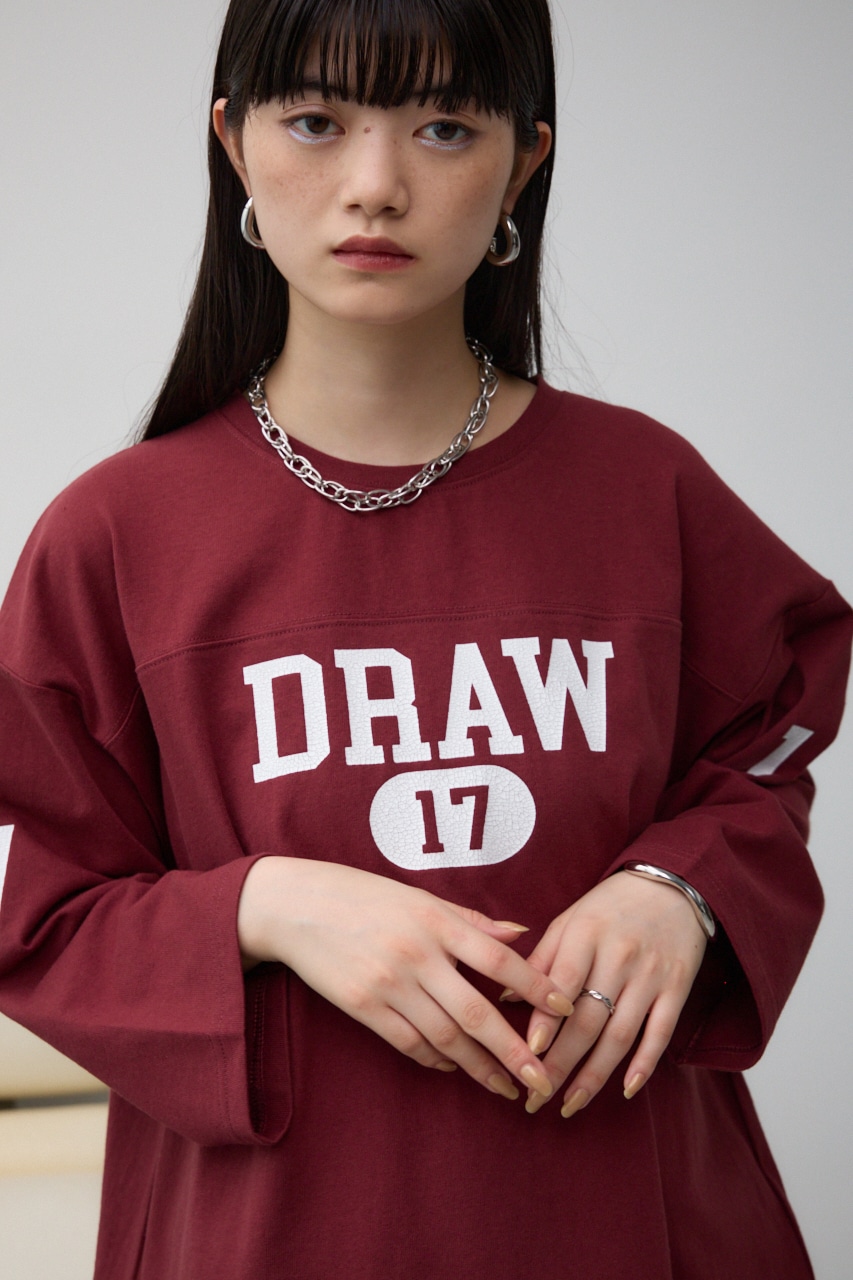 JM フットボールTシャツ D/RED FREE