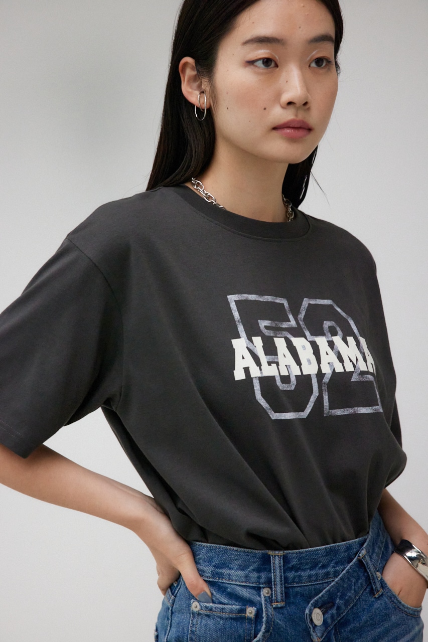 カレッジルーズTシャツ C.GRY FREE