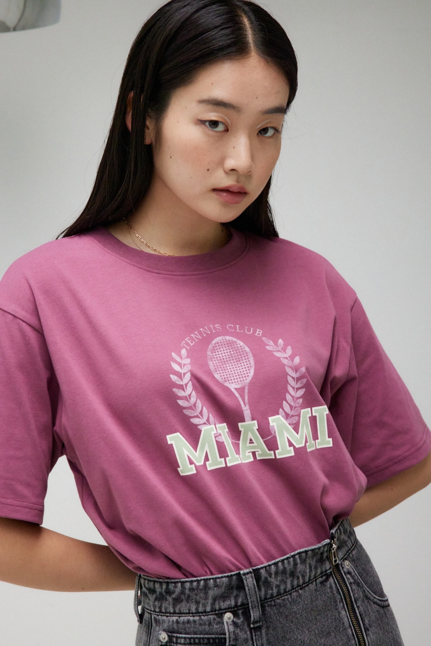 カレッジルーズTシャツ D/RED FREE