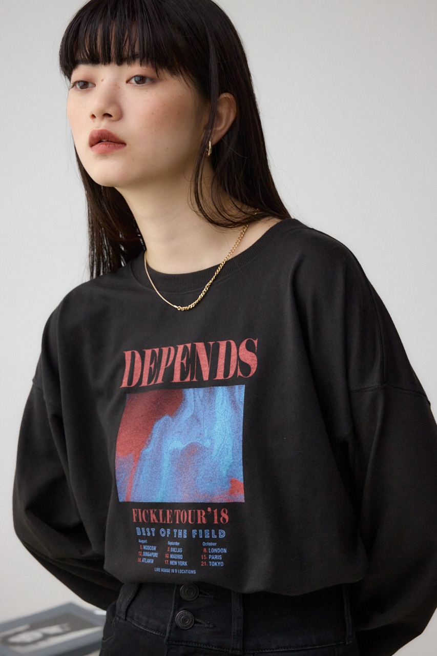 ビンテージプリントウラケプルオーバー 柄BLU FREE