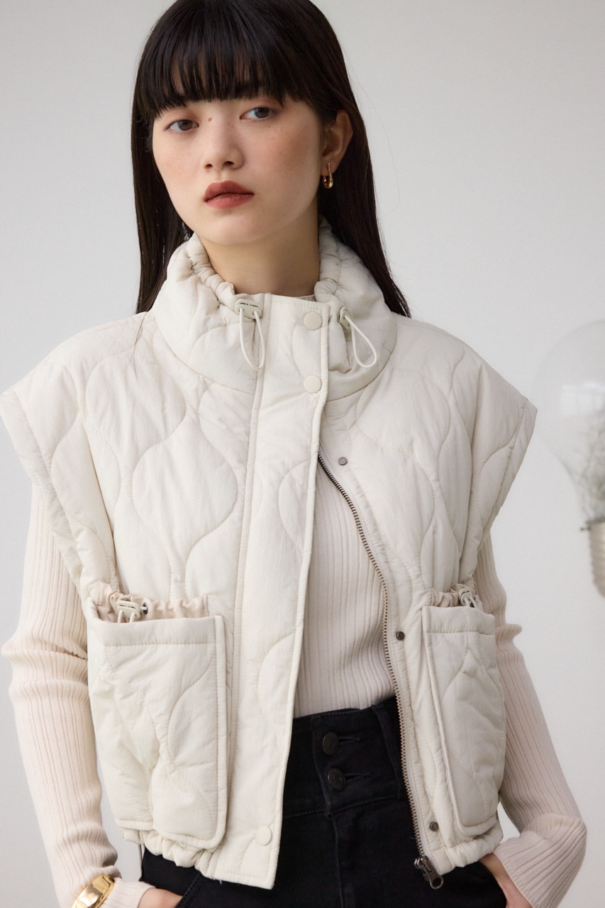 キルティングコンパクトベスト IVOY FREE