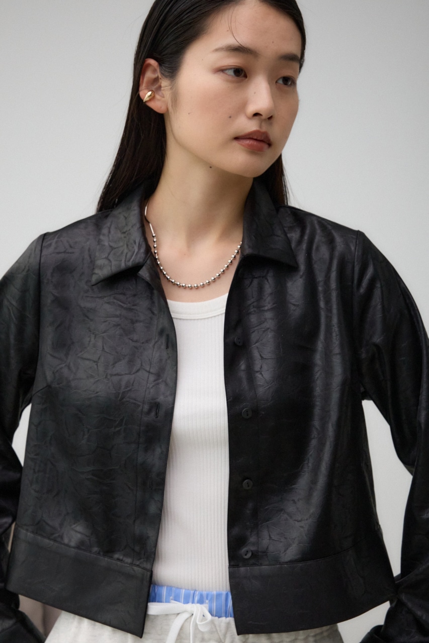 AZUL BY MOUSSY | フェイクレザーシャツ (シャツ・ブラウス ) |SHEL