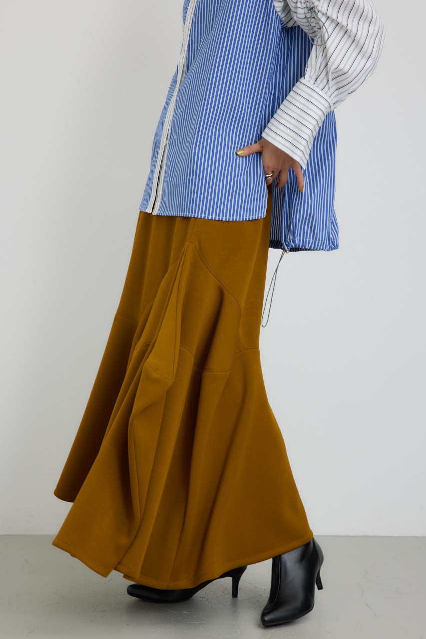 【PLUS】パネルイレギュラーヘムスカート D/YEL S