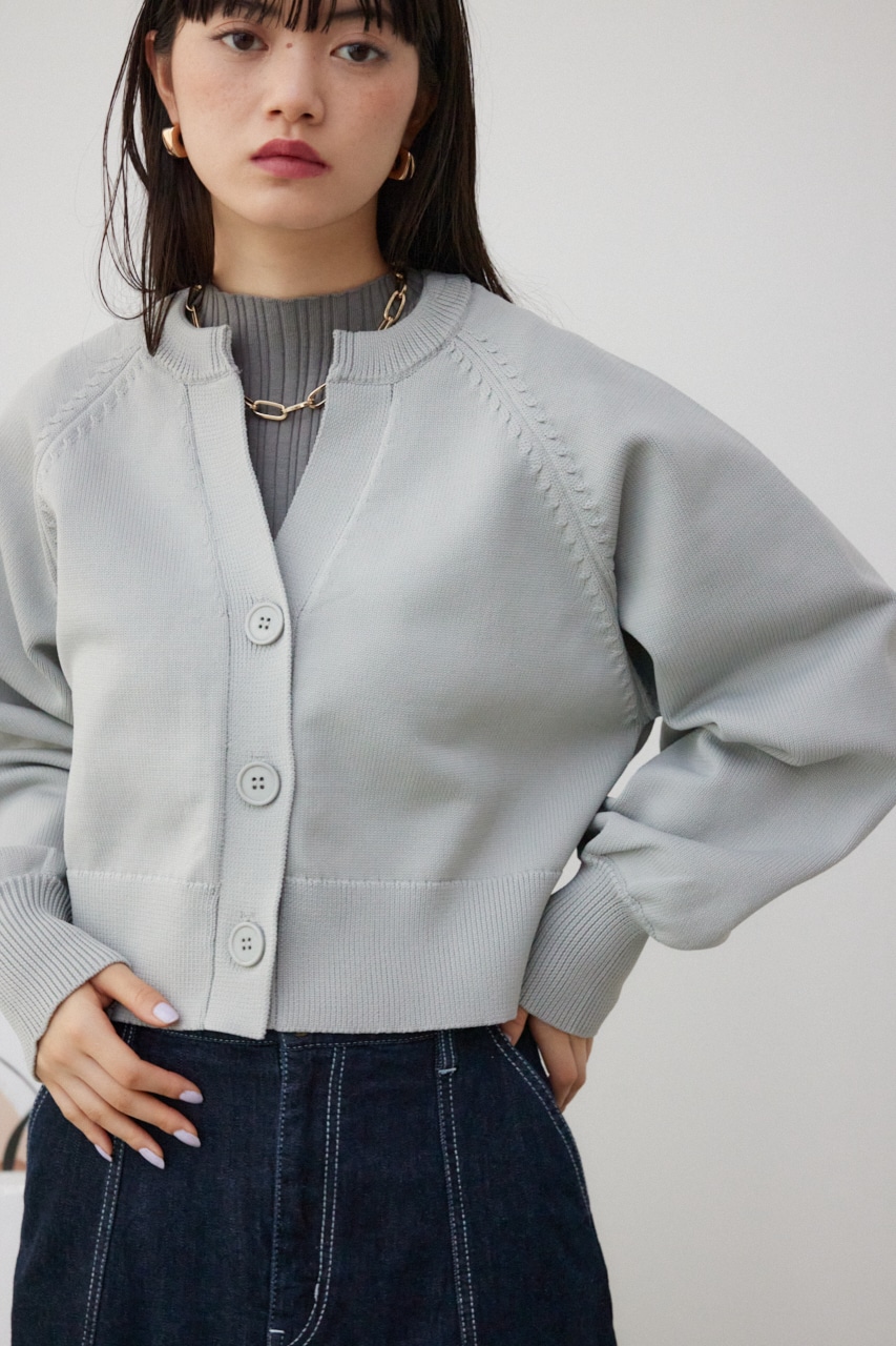 スポンディッシュカーディガン GRY M