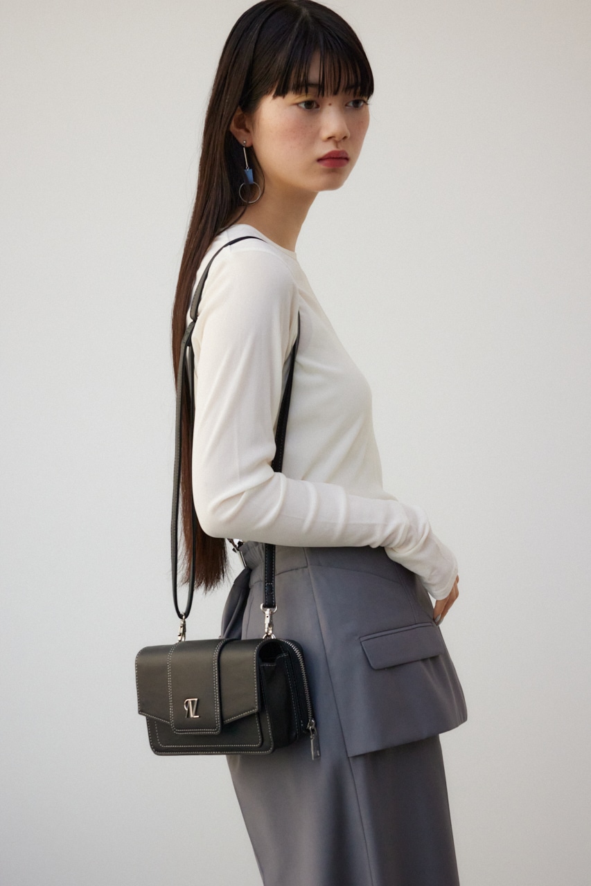 AZモチーフウォレットバッグ BLK FREE